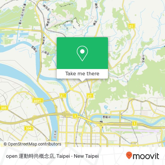 open 運動時尚概念店, 臺北市士林區中正路343號 map