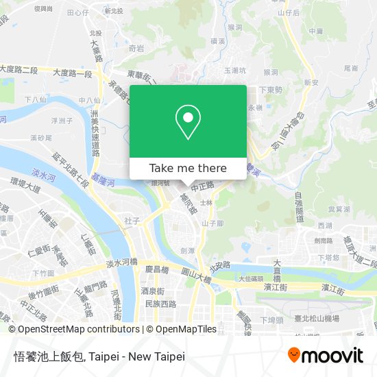 悟饕池上飯包 map
