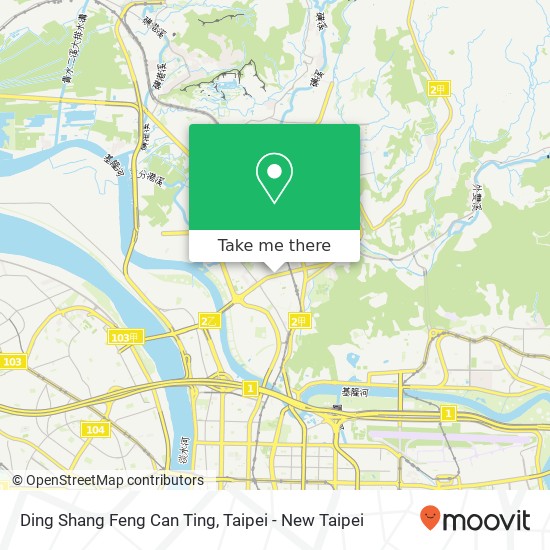 Ding Shang Feng Can Ting, 臺北市士林區中正路310號地圖