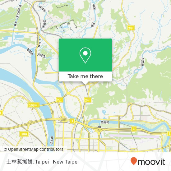 士林蔥抓餅, 臺北市士林區中正路235巷8號地圖