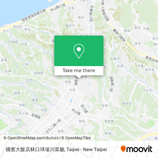國賓大飯店林口球場川菜廳 map