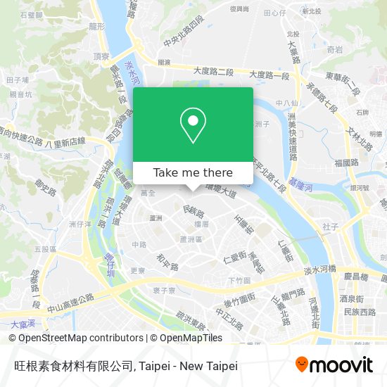 旺根素食材料有限公司 map