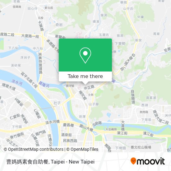 曹媽媽素食自助餐 map
