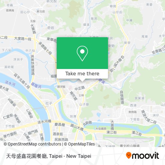 天母盛鑫花園餐廳 map