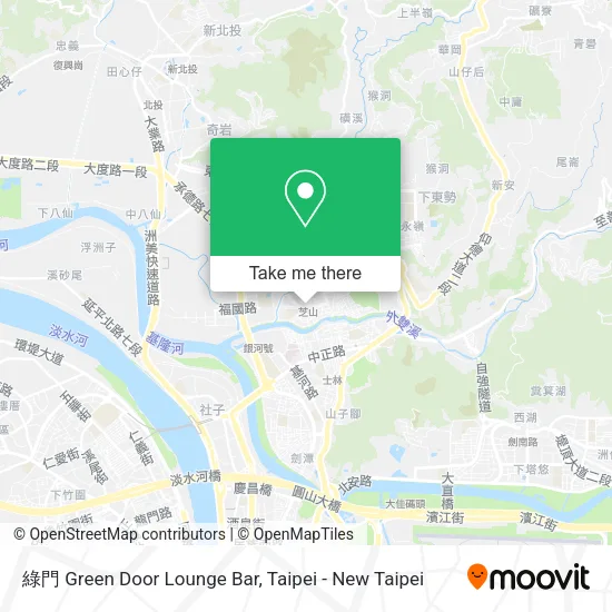 綠門 Green Door Lounge Bar map