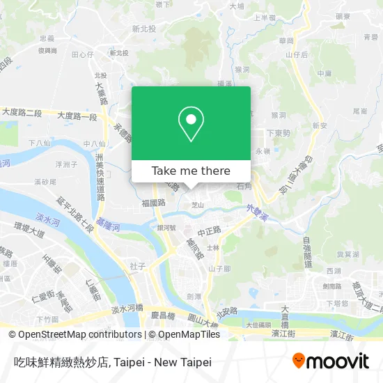 吃味鮮精緻熱炒店地圖
