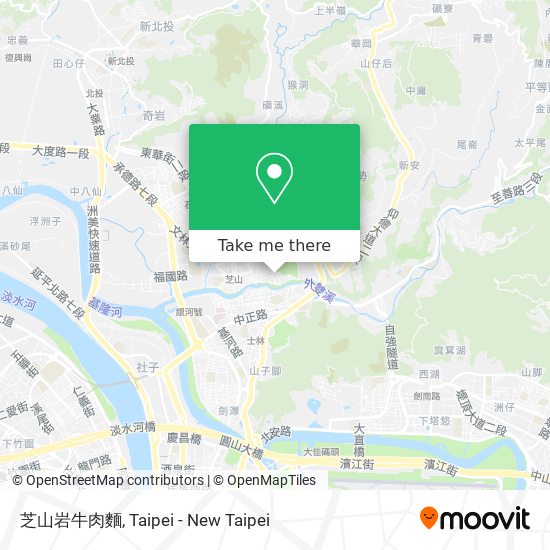 芝山岩牛肉麵 map