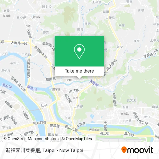 新福園川菜餐廳地圖
