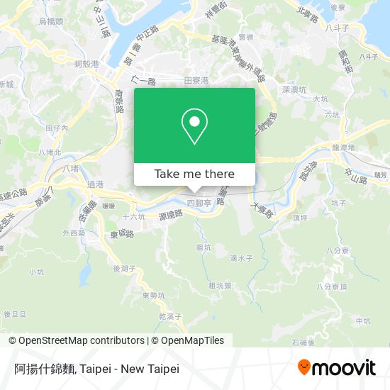 阿揚什錦麵地圖