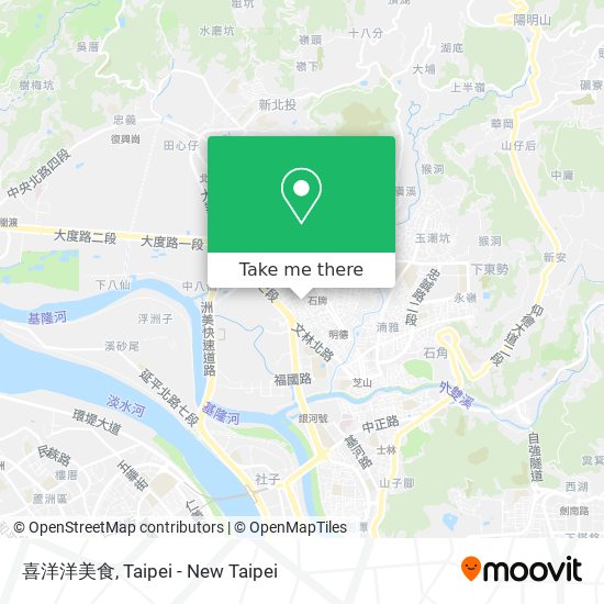 喜洋洋美食 map