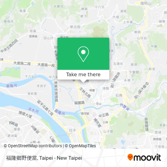 福隆鄉野便當 map