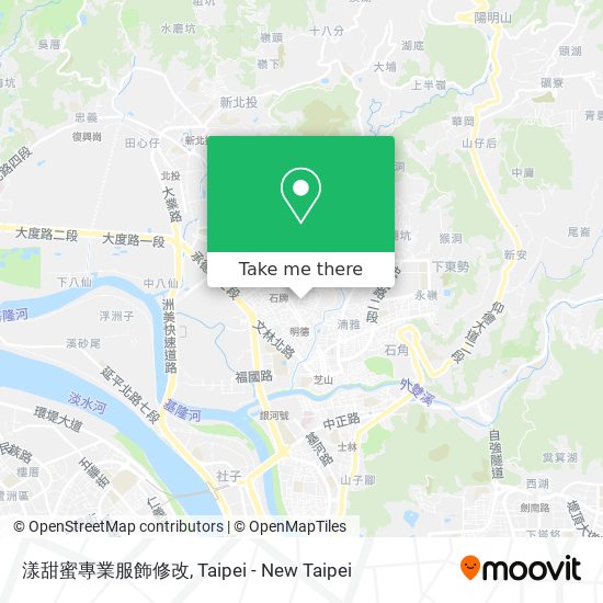 漾甜蜜專業服飾修改 map