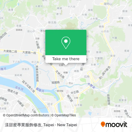 漾甜蜜專業服飾修改 map