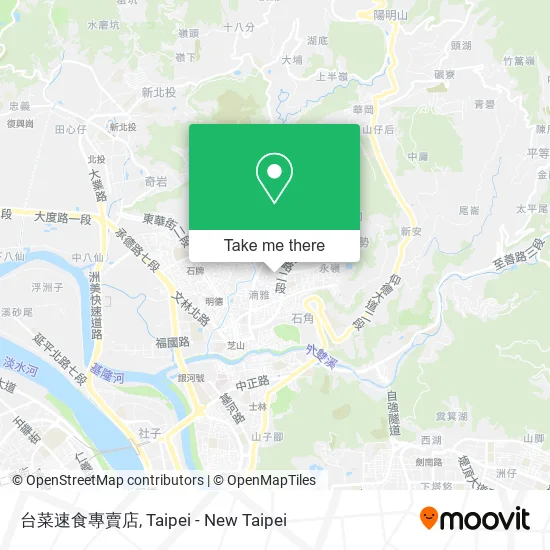 台菜速食專賣店 map