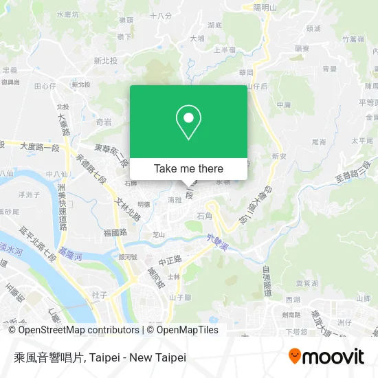 乘風音響唱片地圖