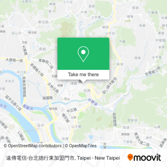 遠傳電信-台北德行東加盟門市地圖