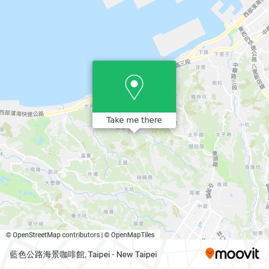 藍色公路海景咖啡館 map