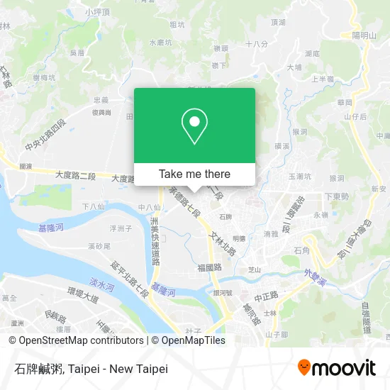 石牌鹹粥 map