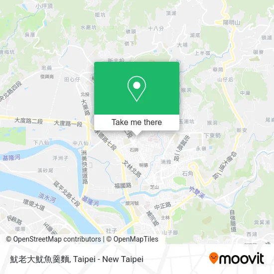 魷老大魷魚羹麵 map