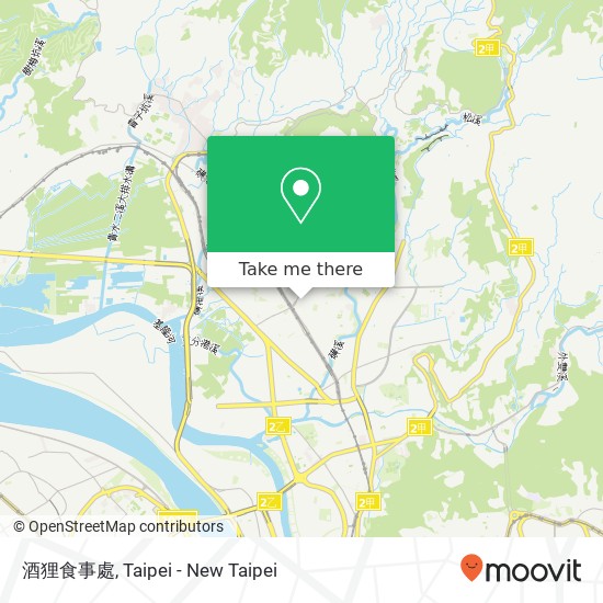 酒狸食事處, 臺北市北投區裕民三路21號地圖
