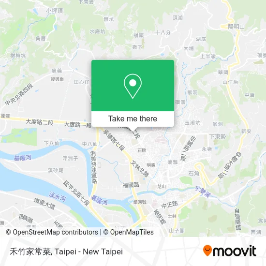 禾竹家常菜地圖