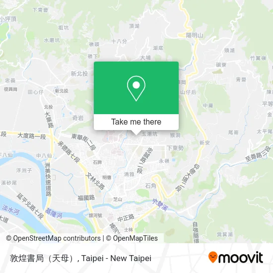 敦煌書局（天母）地圖