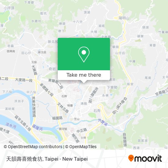 天韻壽喜燒食坊地圖