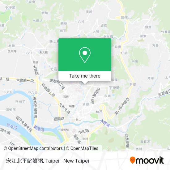 宋江北平餡餅粥地圖
