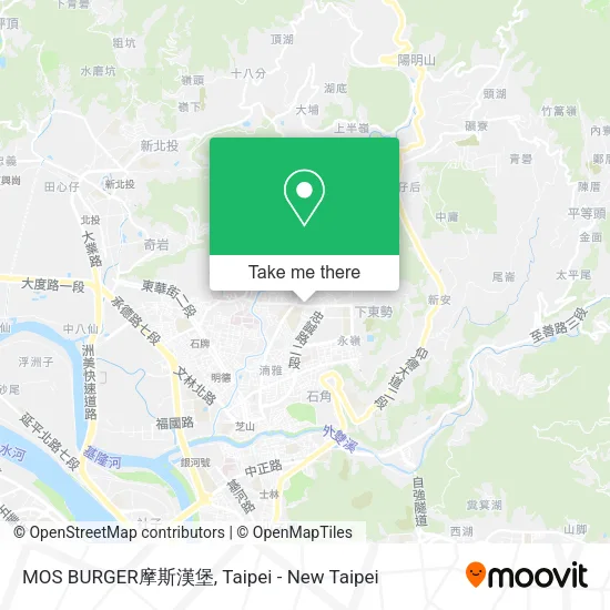 MOS BURGER摩斯漢堡地圖
