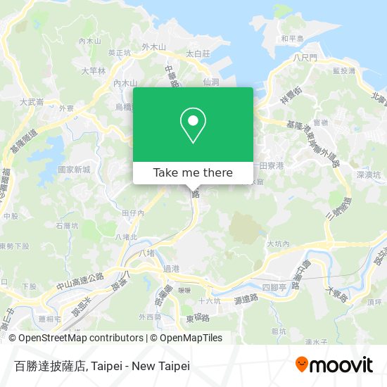百勝達披薩店 map