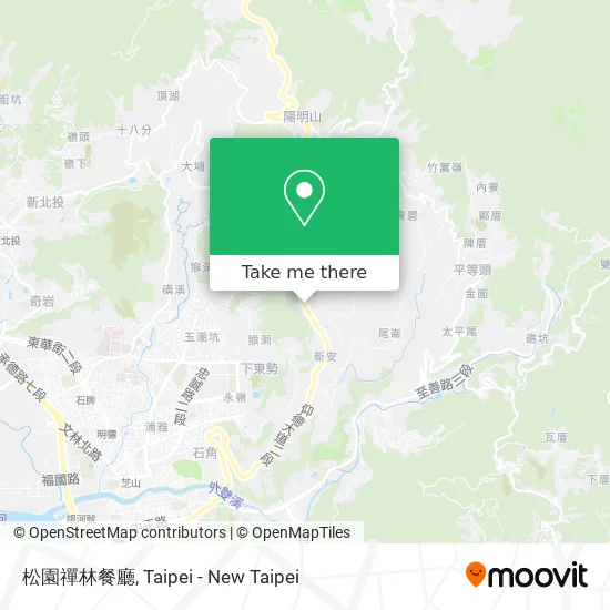 松園禪林餐廳地圖