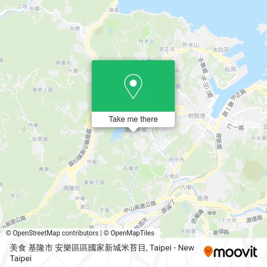 美食 基隆市 安樂區區國家新城米苔目地圖