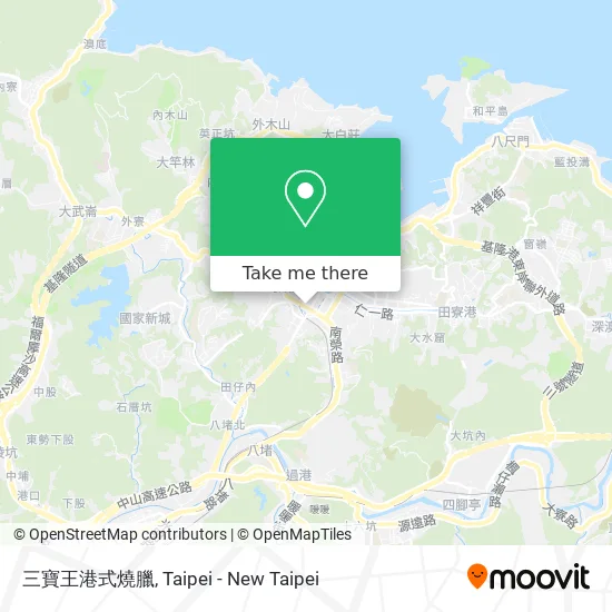 三寶王港式燒臘 map