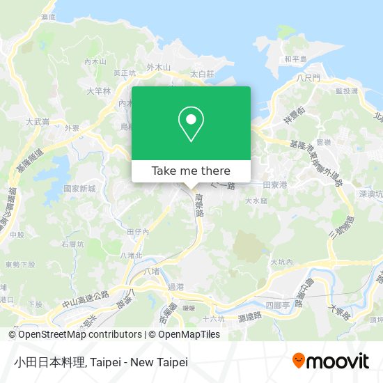 小田日本料理 map