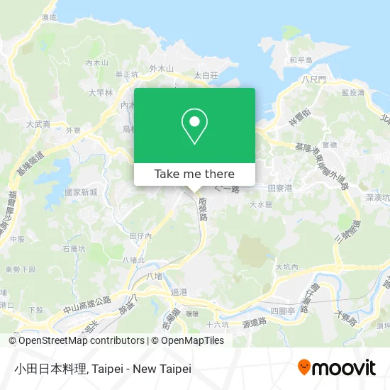 小田日本料理 map