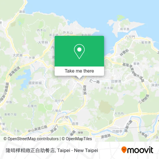 隆晴樺精緻正自助餐店地圖