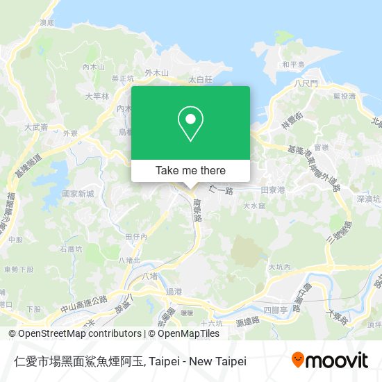 仁愛市場黑面鯊魚煙阿玉 map