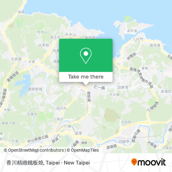 香川精緻鐵板燒地圖