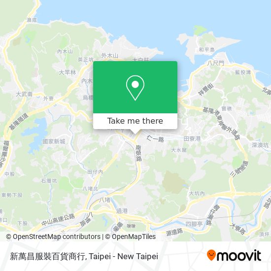 新萬昌服裝百貨商行地圖