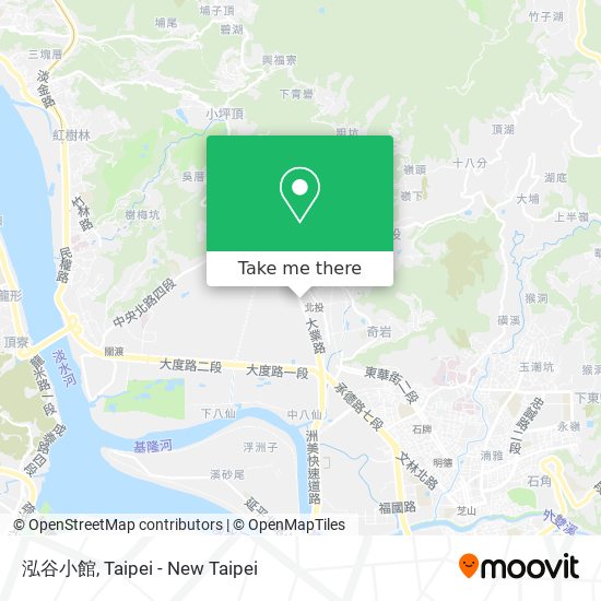 泓谷小館 map