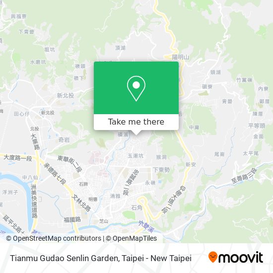 Tianmu Gudao Senlin Garden地圖