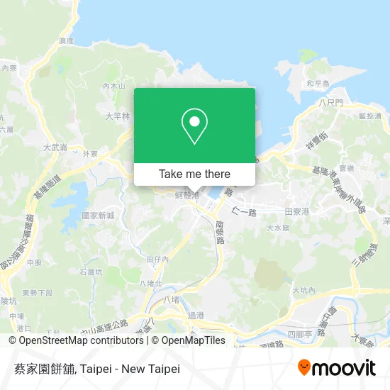 蔡家園餅舖地圖