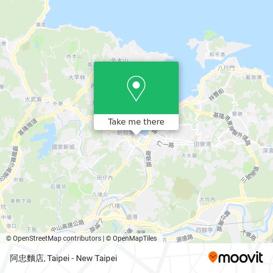 阿忠麵店 map