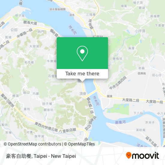 豪客自助餐 map