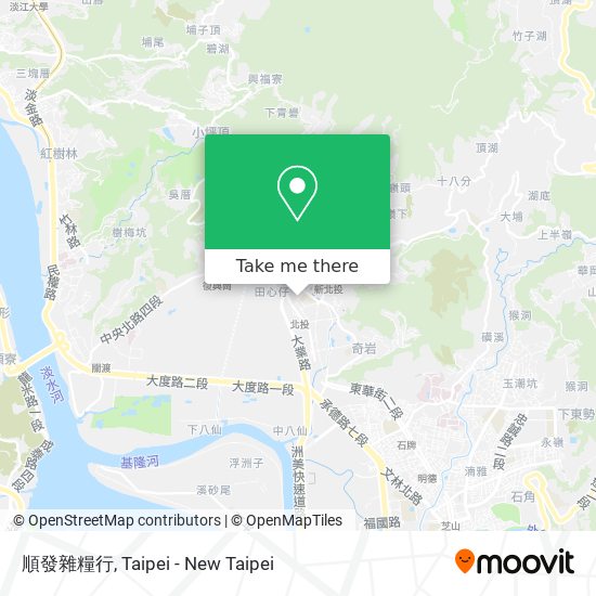 順發雜糧行地圖