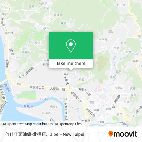 何佳佳蔥油餅-北投店 map