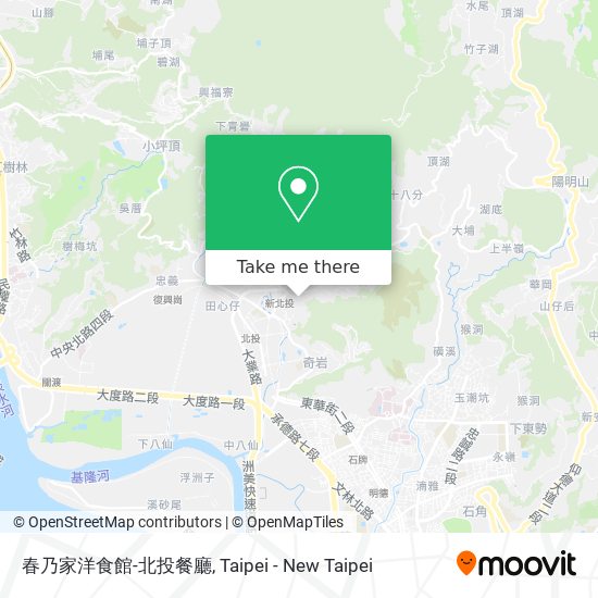 春乃家洋食館-北投餐廳 map