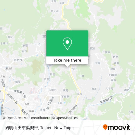 陽明山美軍俱樂部 map