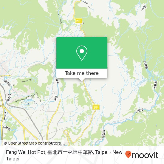 Feng Wei Hot Pot, 臺北市士林區中華路 map