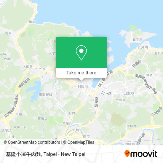 基隆小羅牛肉麵地圖